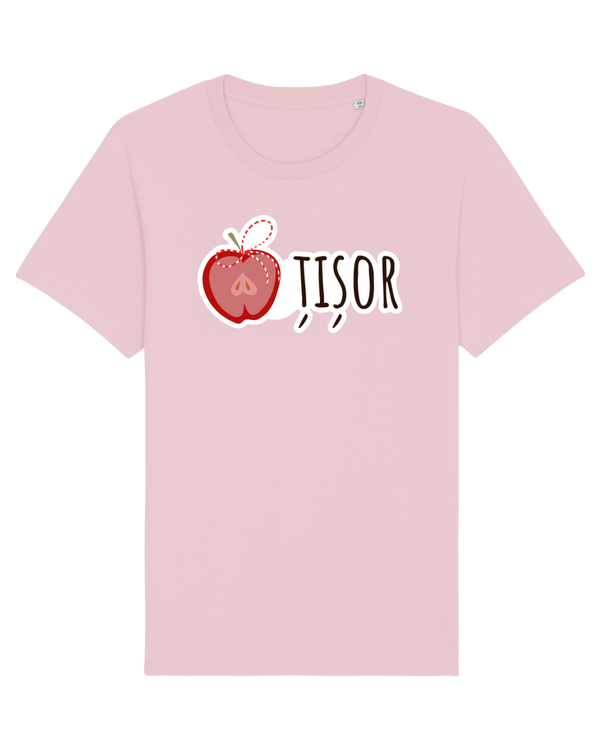 Tricou mânecă scurtă Unisex Rocker Cotton Pink
