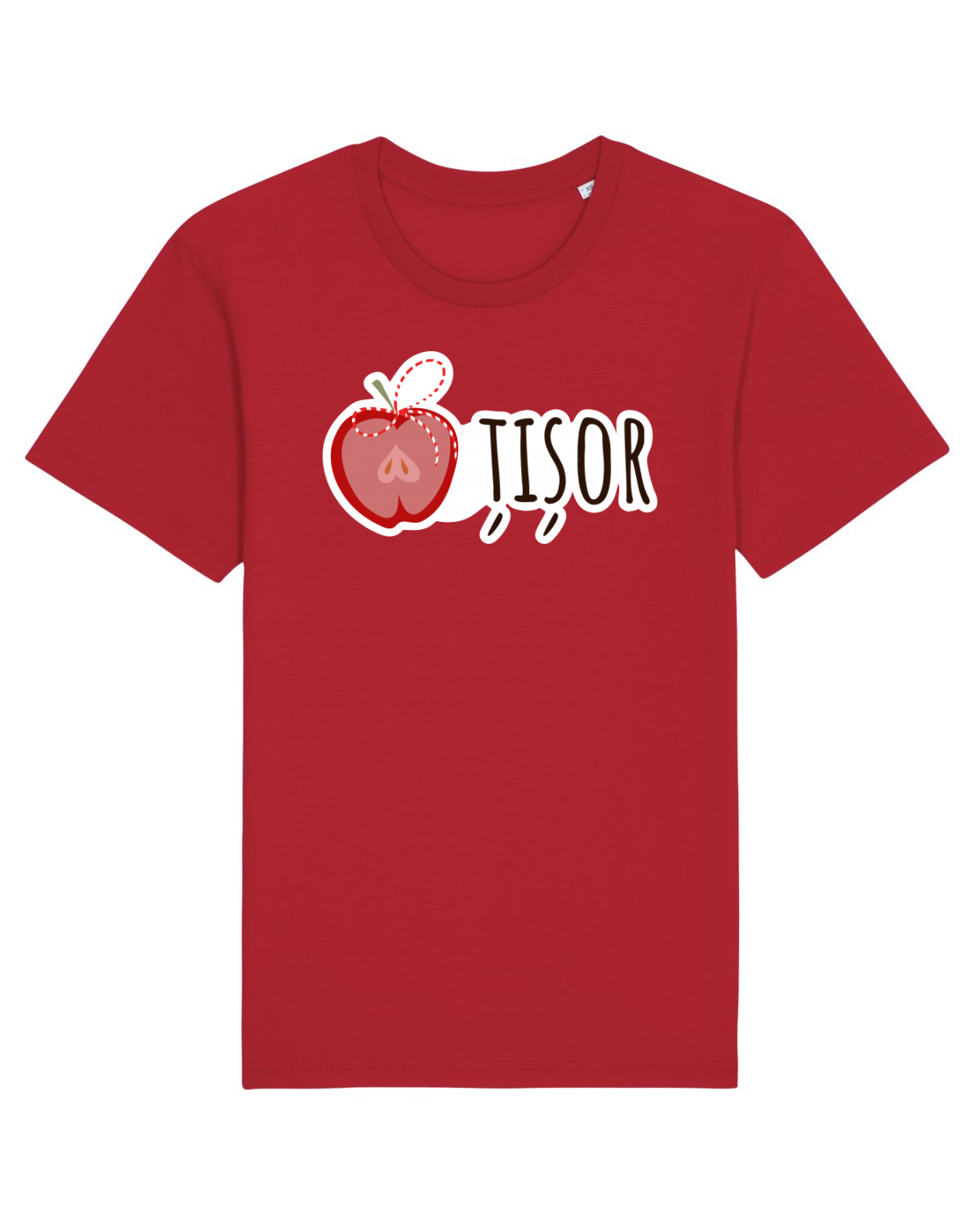 Tricou mânecă scurtă Unisex Rocker Red