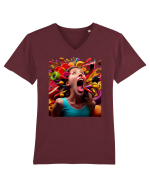 ISN'T FUNNY ??? Tricou mânecă scurtă guler V Bărbat Presenter