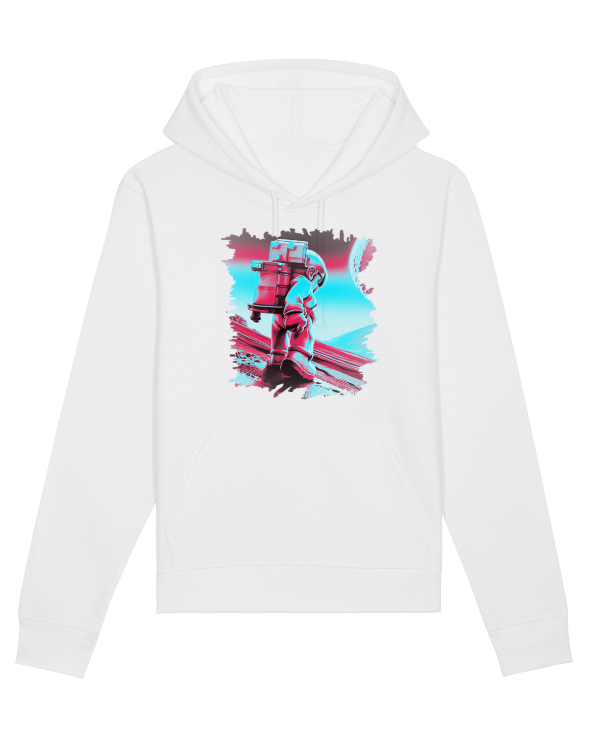 Hanorac Unisex Drummer White