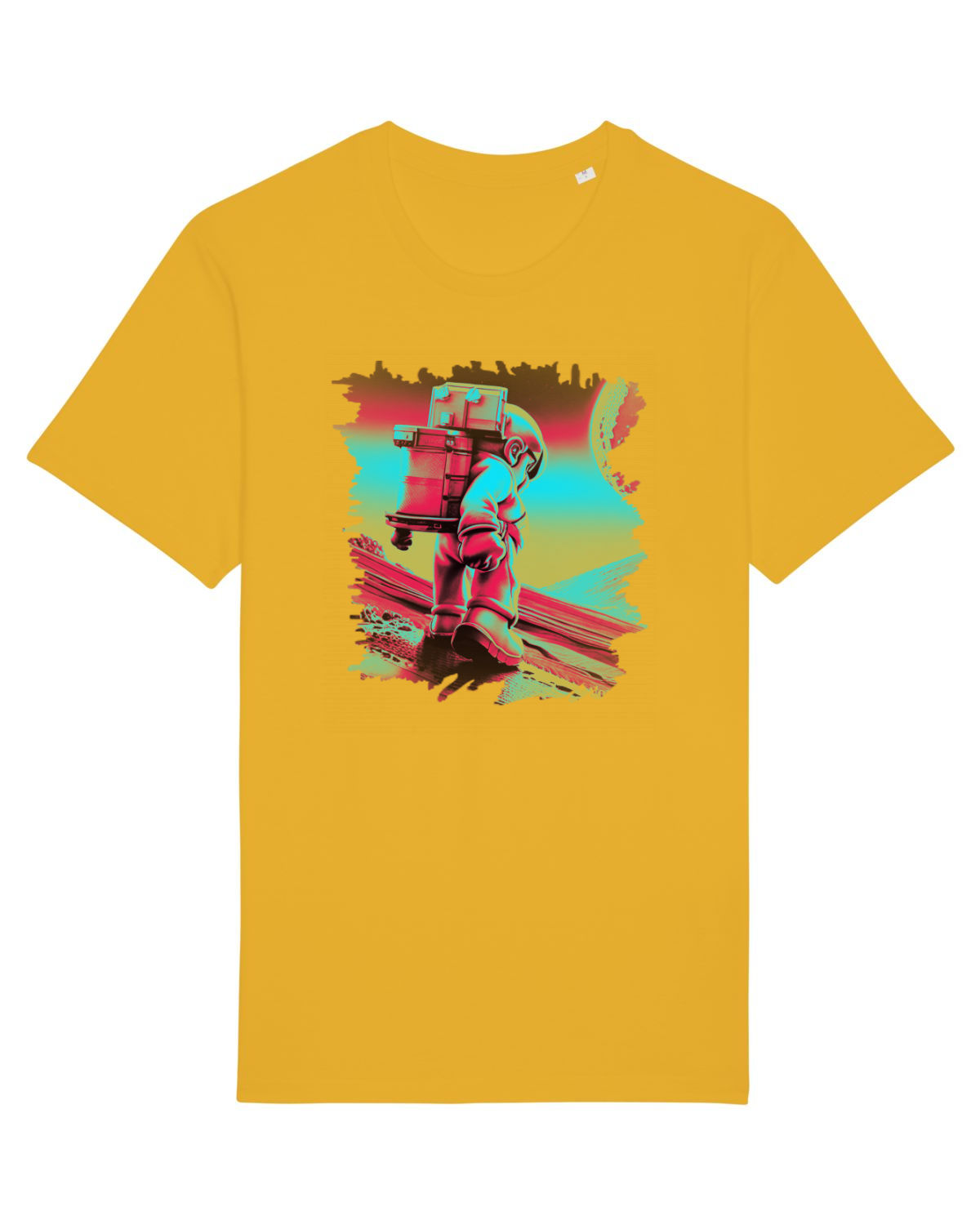 Tricou mânecă scurtă Unisex Rocker Spectra Yellow