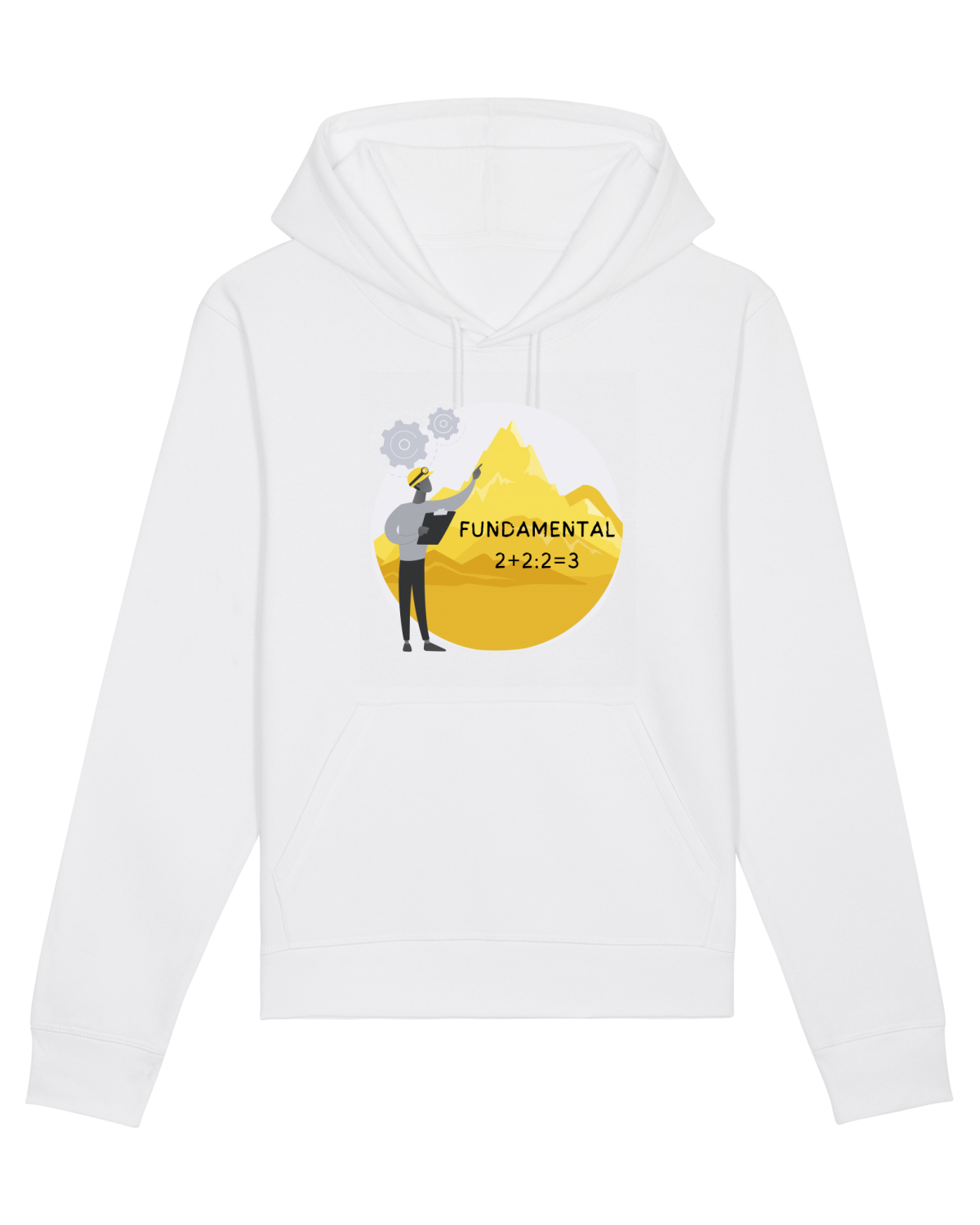 Hanorac Unisex Drummer White