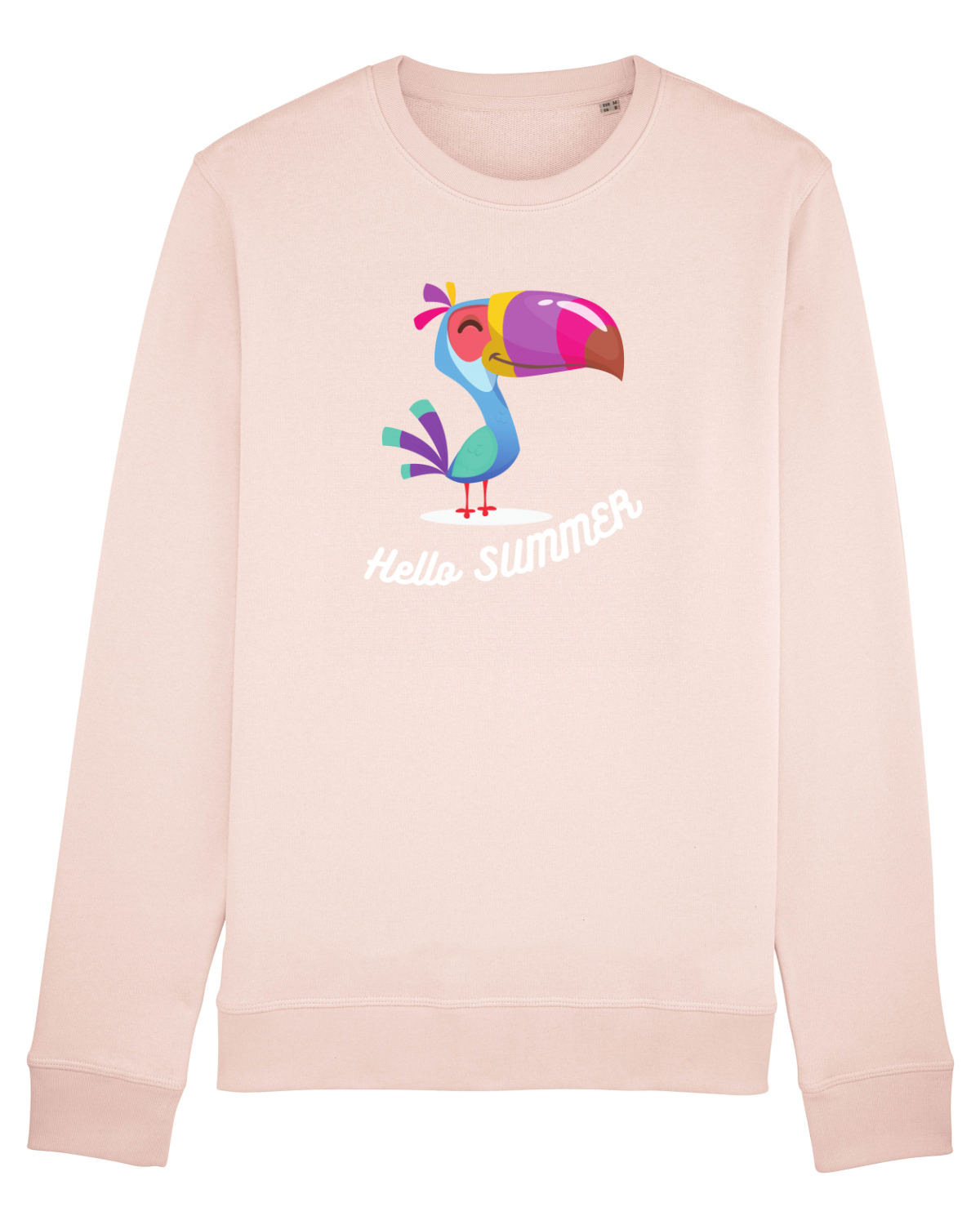 Bluză mânecă lungă Unisex Rise Candy Pink