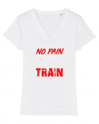 No Pain No Gain White