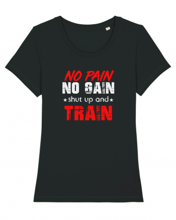 No Pain No Gain Black