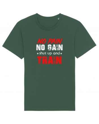 No Pain No Gain Bottle Green