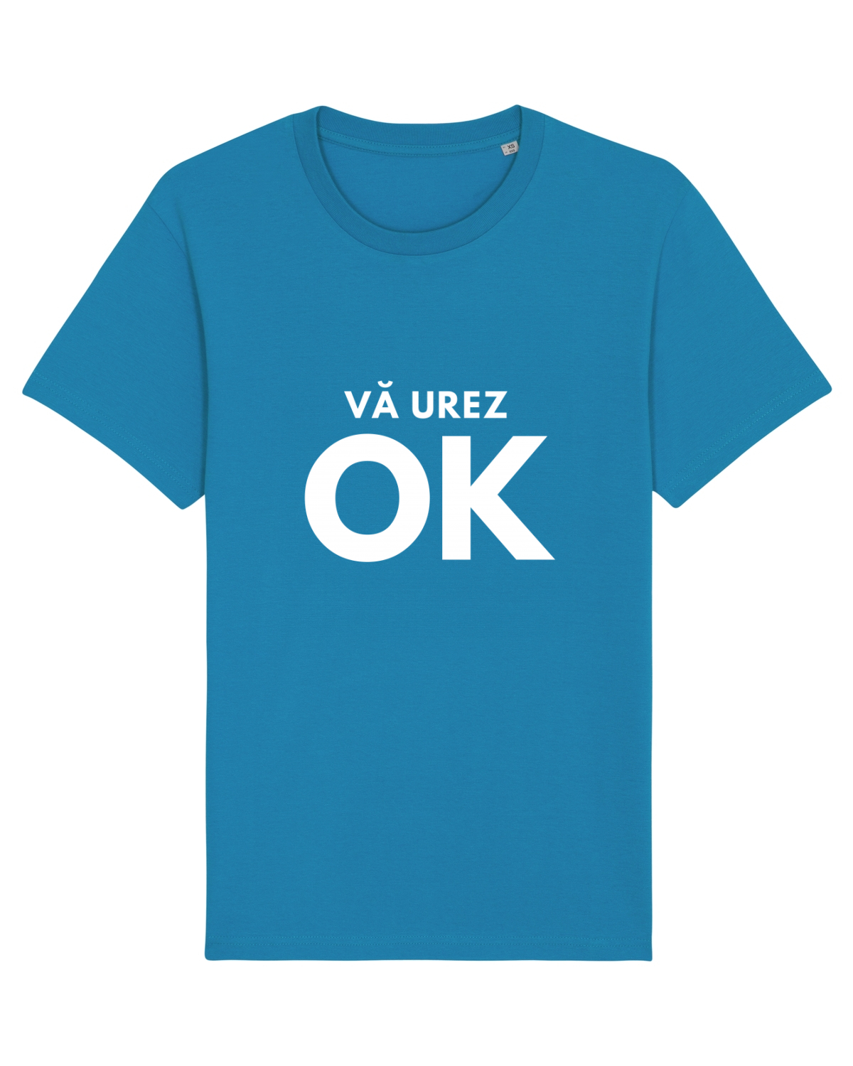 Tricou mânecă scurtă Unisex Rocker Azur