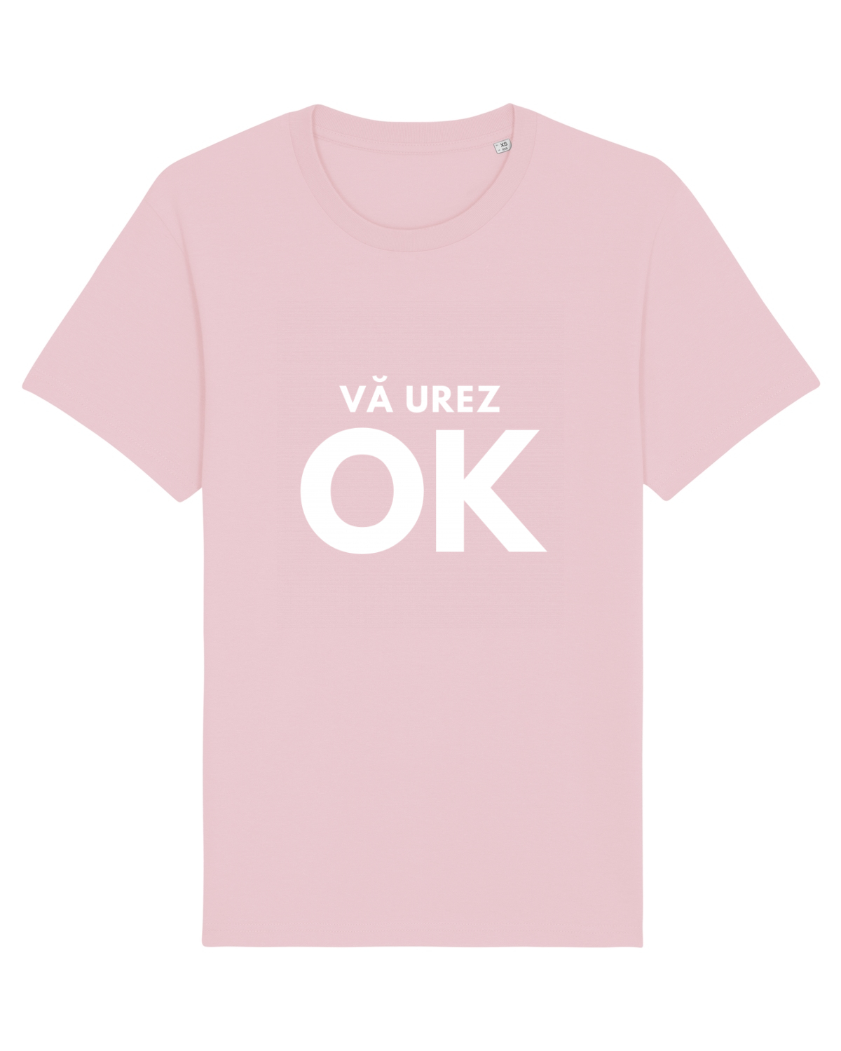 Tricou mânecă scurtă Unisex Rocker Cotton Pink