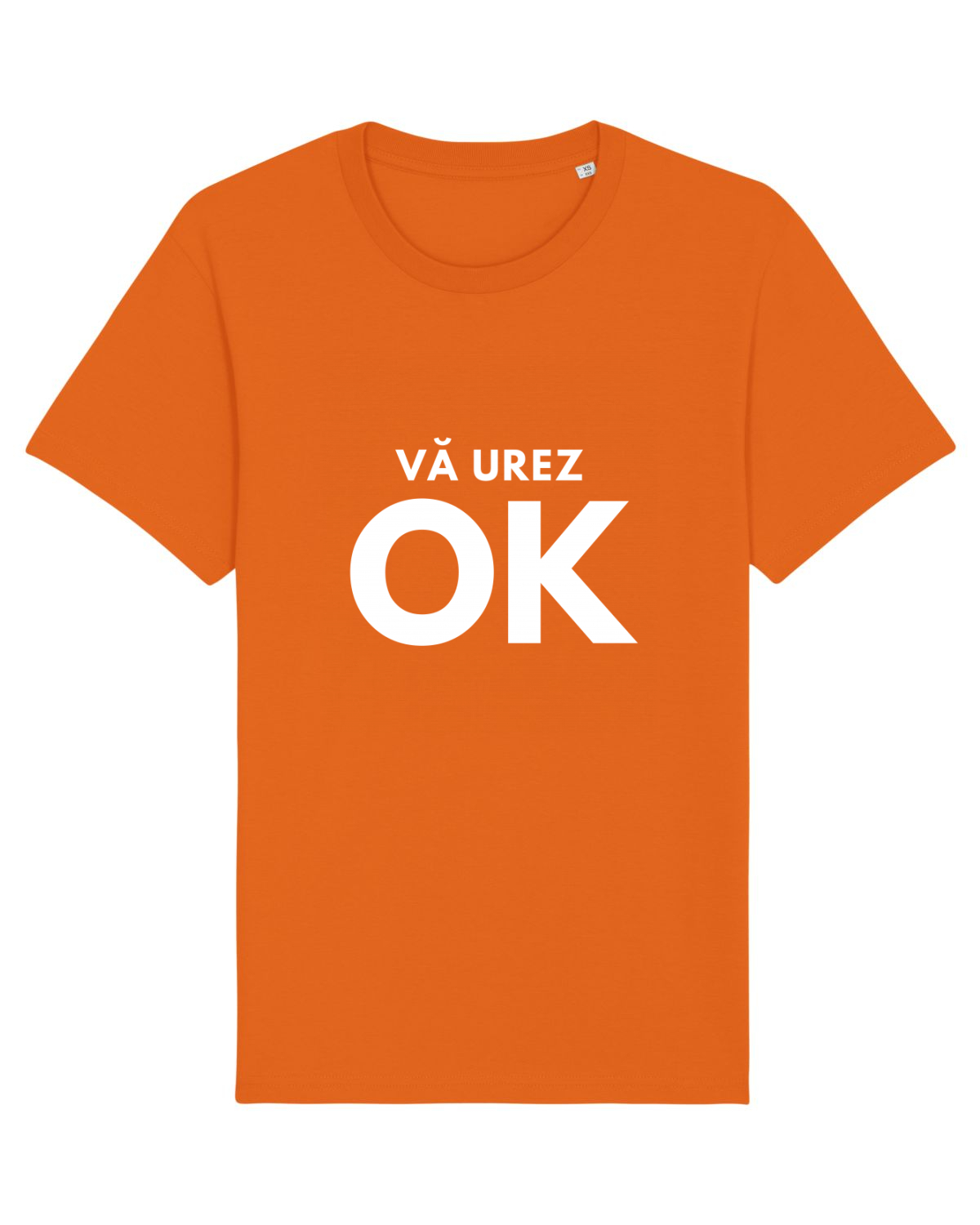 Tricou mânecă scurtă Unisex Rocker Bright Orange