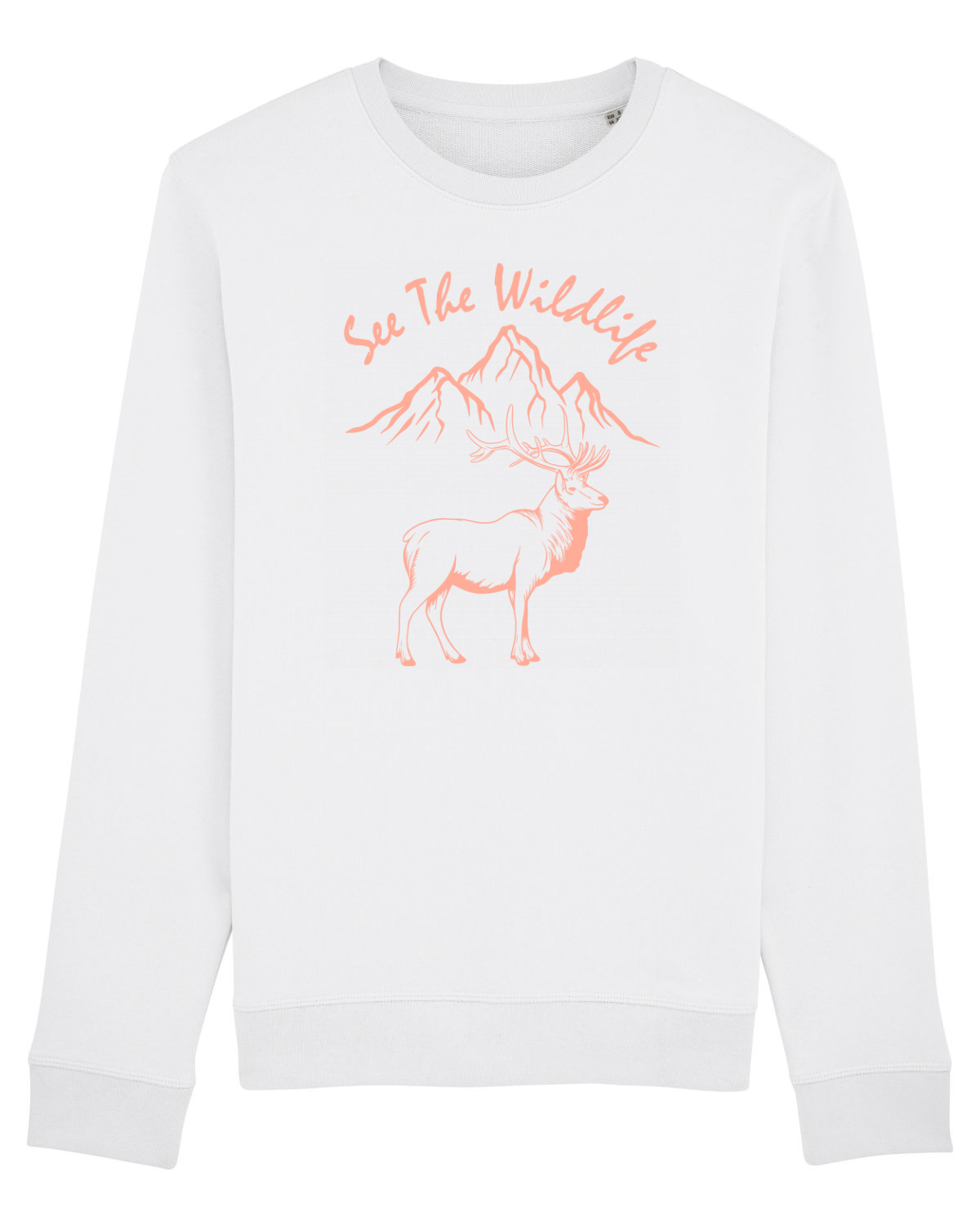 Bluză mânecă lungă Unisex Rise White