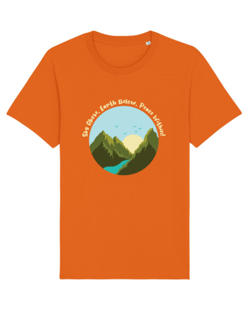 Sky Above, Earth Below, Peace Within! Bright Orange