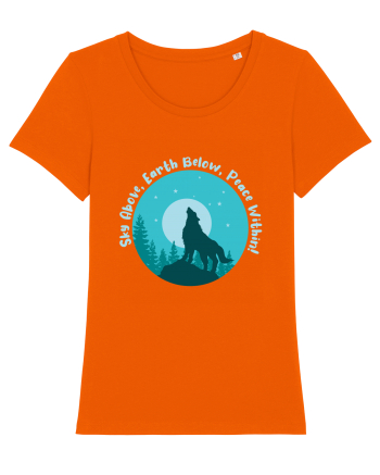 Sky Above, Earth Below, Peace Within! Bright Orange
