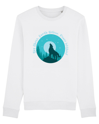 Sky Above, Earth Below, Peace Within! White