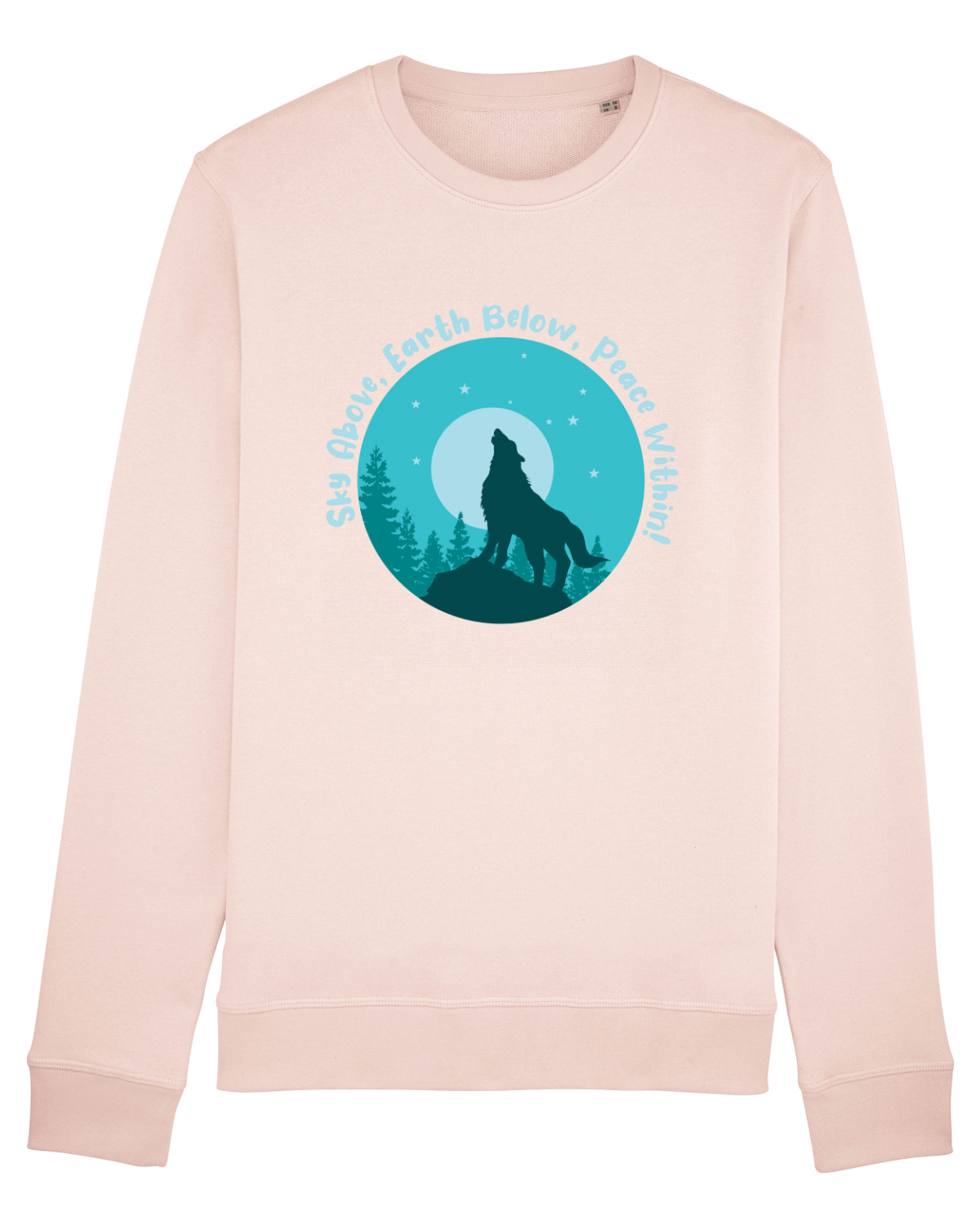 Bluză mânecă lungă Unisex Rise Candy Pink