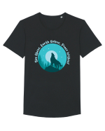 Sky Above, Earth Below, Peace Within! Tricou mânecă scurtă guler larg Bărbat Skater