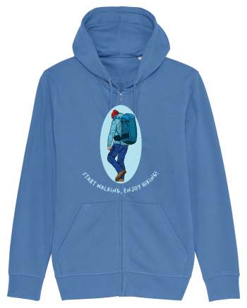 Start Walking, Enjoy Hiking! Bright Blue