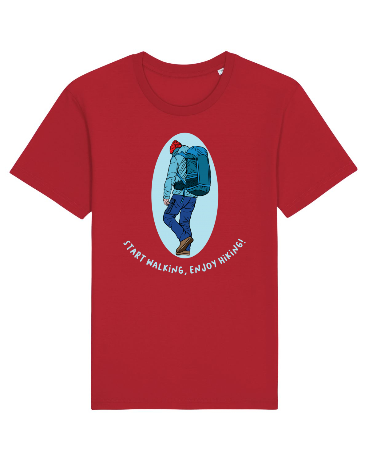 Tricou mânecă scurtă Unisex Rocker Red