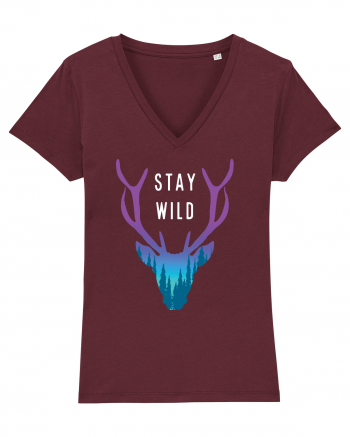 Stay Wild Burgundy