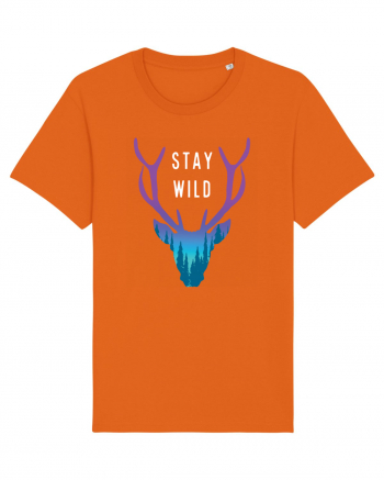 Stay Wild Bright Orange