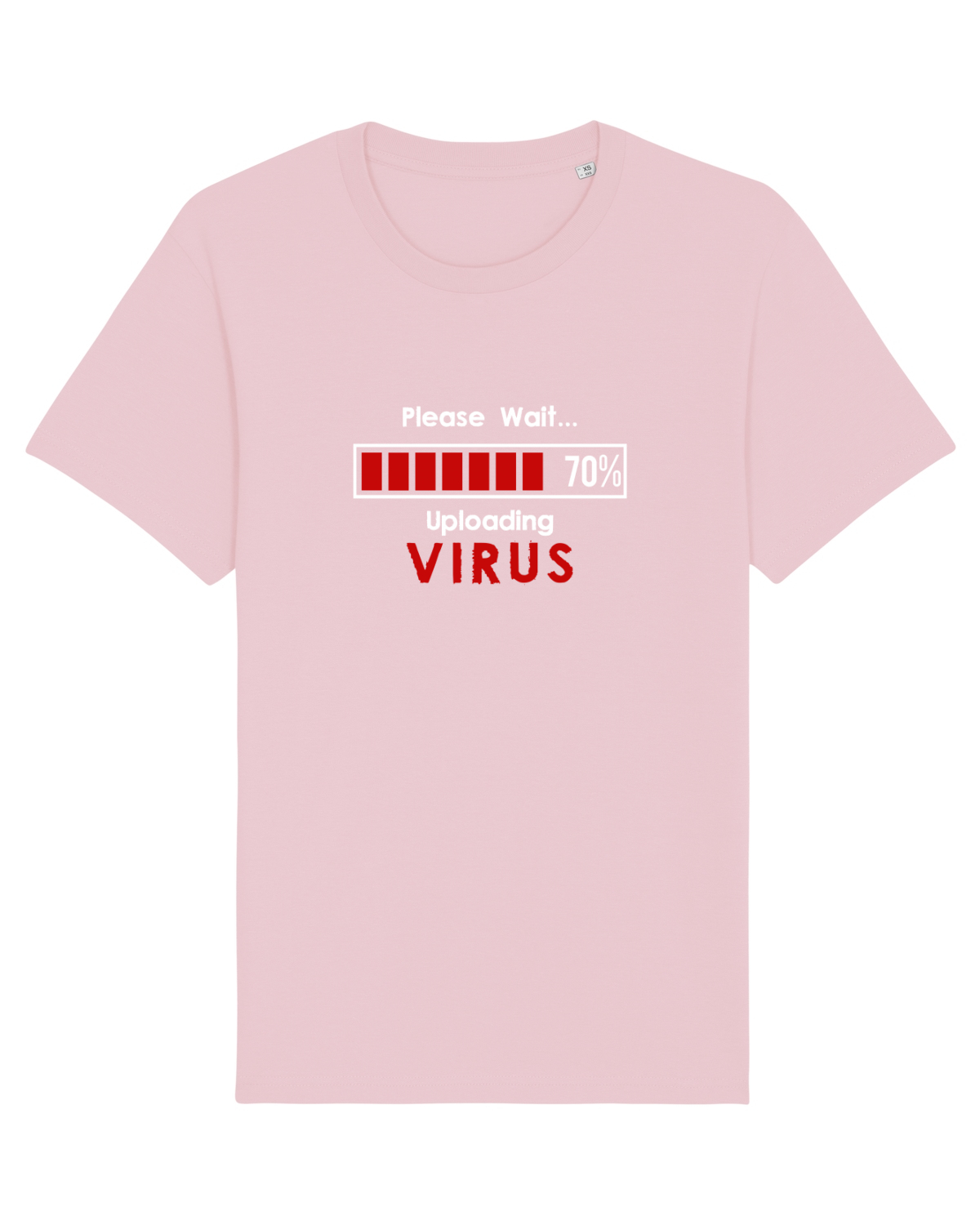 Tricou mânecă scurtă Unisex Rocker Cotton Pink