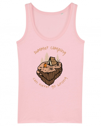 Summer Camping Can Never Go Wrong Cotton Pink