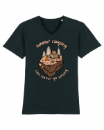 Summer Camping Can Never Go Wrong Tricou mânecă scurtă guler V Bărbat Presenter