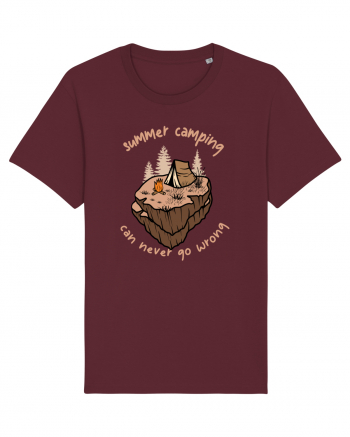 Summer Camping Can Never Go Wrong Burgundy