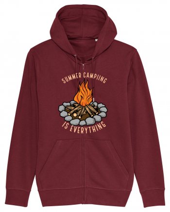 Summer Camping is Everything Burgundy