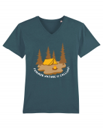 Summer Nature is Calling Tricou mânecă scurtă guler V Bărbat Presenter