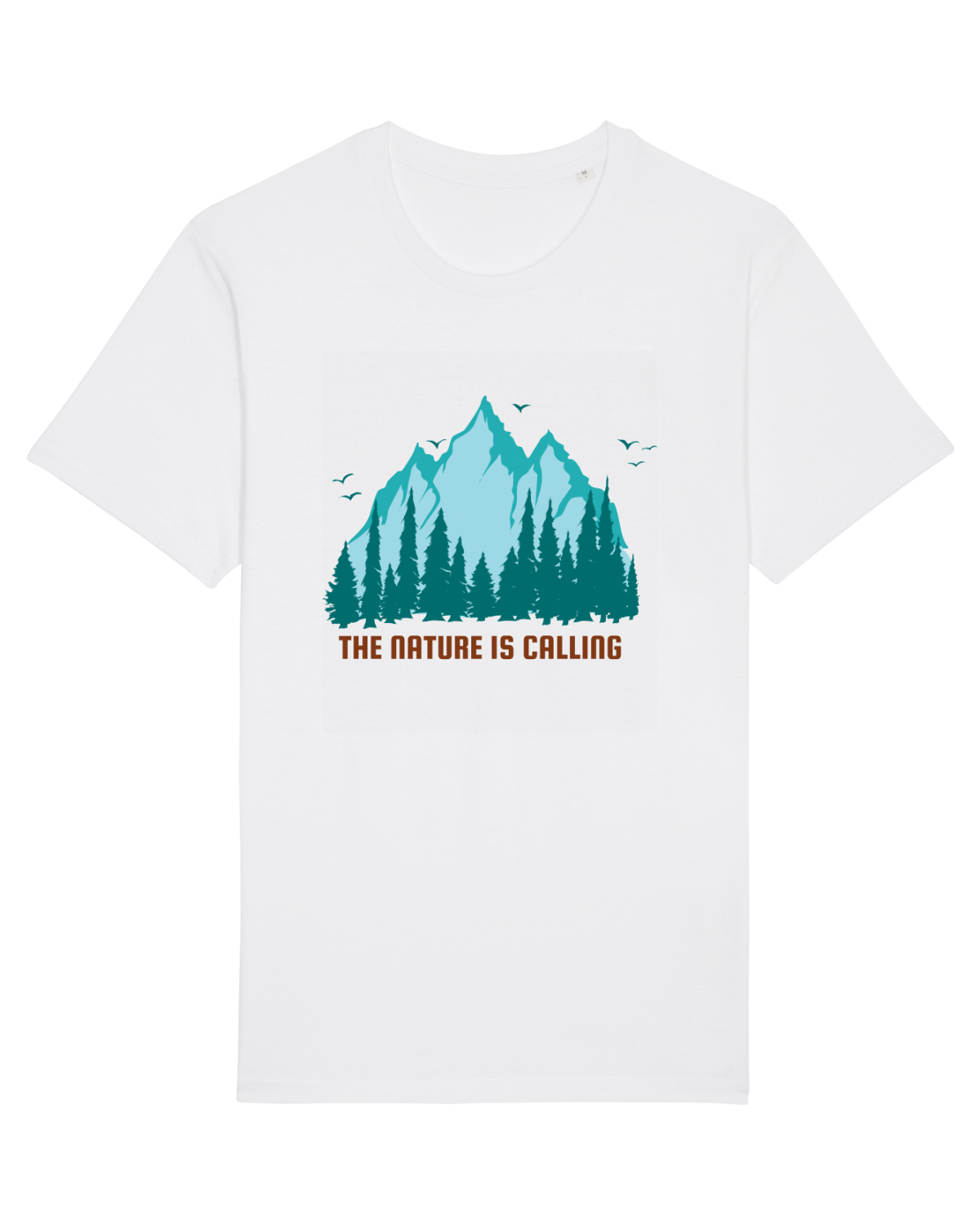 Tricou mânecă scurtă Unisex Rocker White
