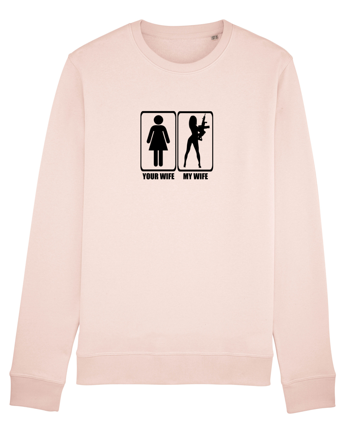Bluză mânecă lungă Unisex Rise Candy Pink