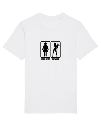 I love my wife White