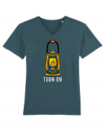 Turn On Tricou mânecă scurtă guler V Bărbat Presenter