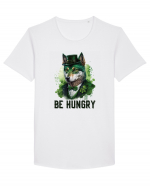 cu atitudine irlandeză - Be hungry Tricou mânecă scurtă guler larg Bărbat Skater