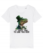 cu atitudine irlandeză - It takes time to look this rich Tricou mânecă scurtă  Copii Mini Creator