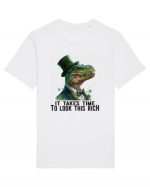 cu atitudine irlandeză - It takes time to look this rich Tricou mânecă scurtă Unisex Rocker