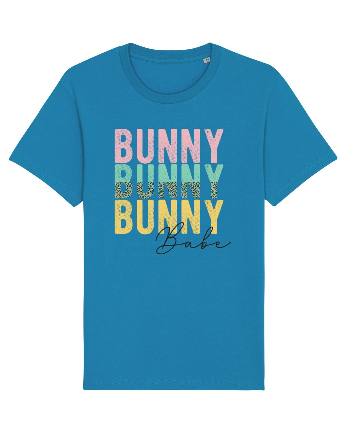 Tricou mânecă scurtă Unisex Rocker Azur
