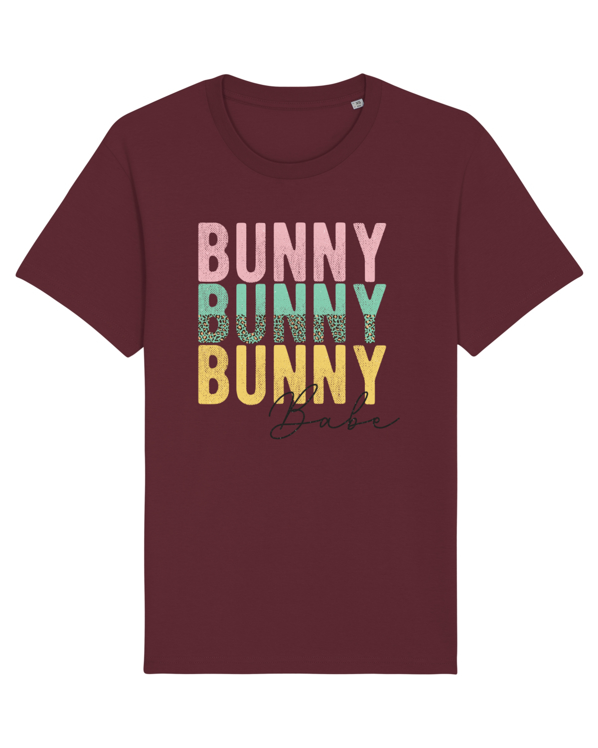 Tricou mânecă scurtă Unisex Rocker Burgundy