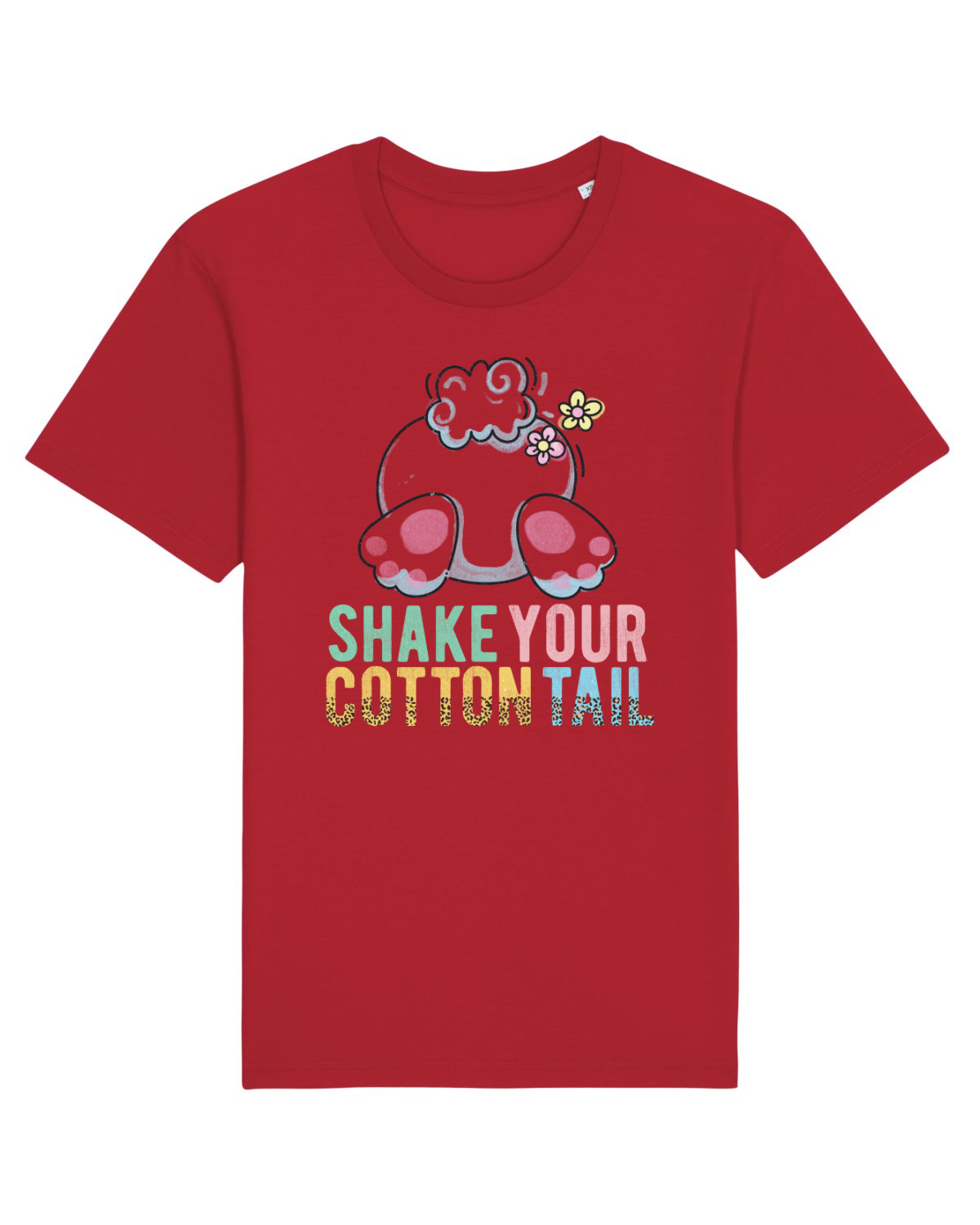 Tricou mânecă scurtă Unisex Rocker Red