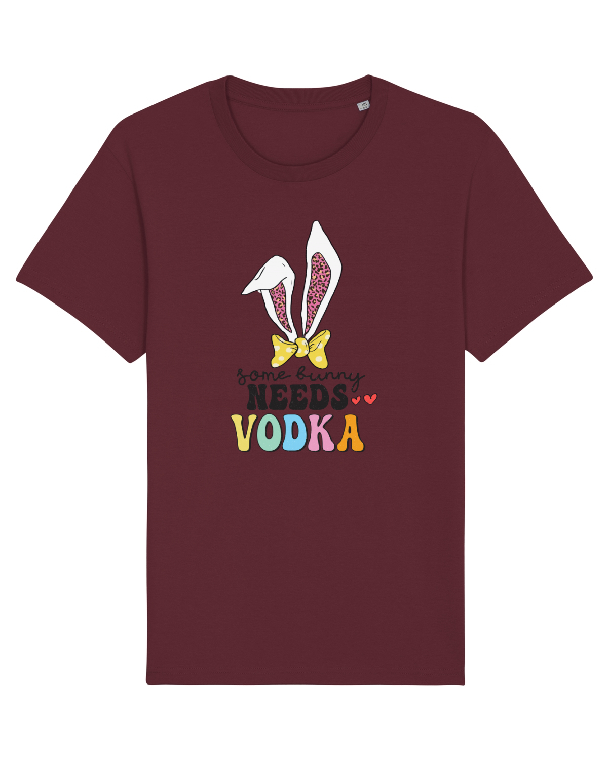Tricou mânecă scurtă Unisex Rocker Burgundy