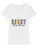 Bunny Babe Tricou mânecă scurtă guler V Damă Evoker
