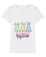 Bunny Squad Tricou mânecă scurtă guler V Damă Evoker