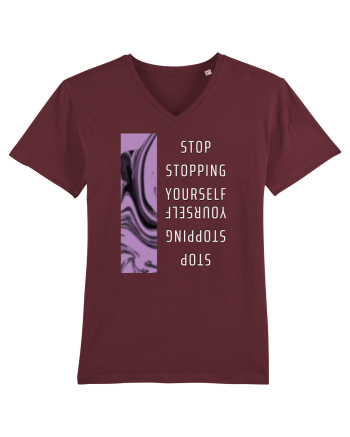 Stop Stopping Yourself Burgundy