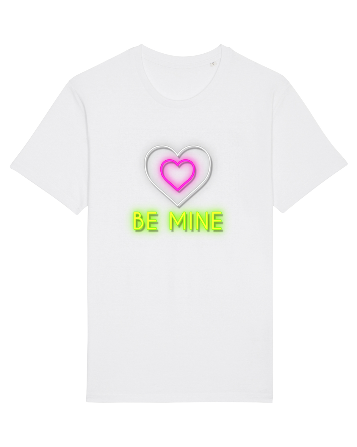 Tricou mânecă scurtă Unisex Rocker White