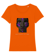 Just Give It A Go Tricou mânecă scurtă guler larg fitted Damă Expresser