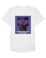 be more powerful than your excuses2 Tricou mânecă scurtă guler larg Bărbat Skater