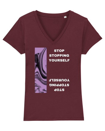 Stop Stopping Yourself2 Burgundy