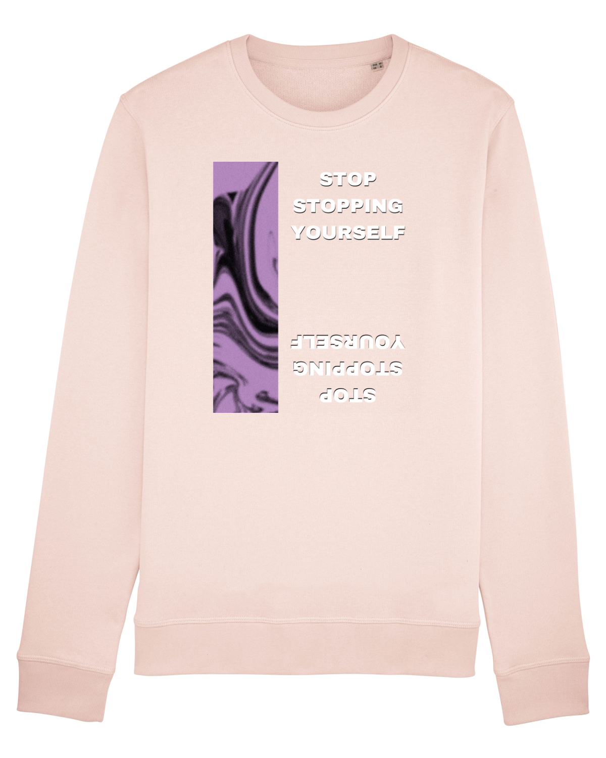 Bluză mânecă lungă Unisex Rise Candy Pink