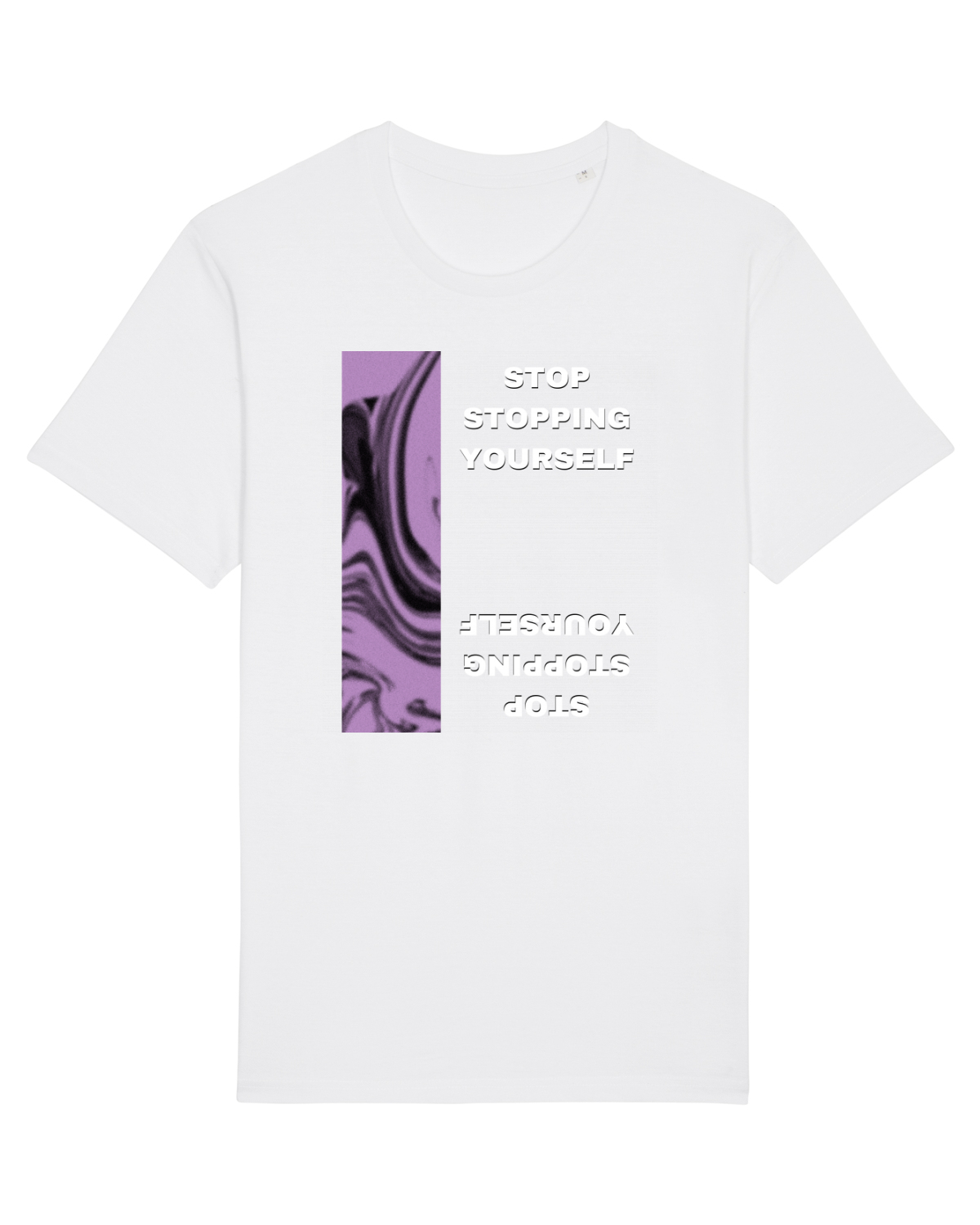 Tricou mânecă scurtă Unisex Rocker White