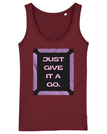 Just Give It A Go2 Burgundy